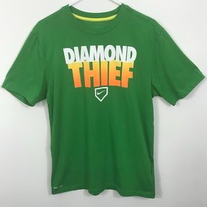 *SOLD*Nike Baseball Dri-Fit Green T-shirt